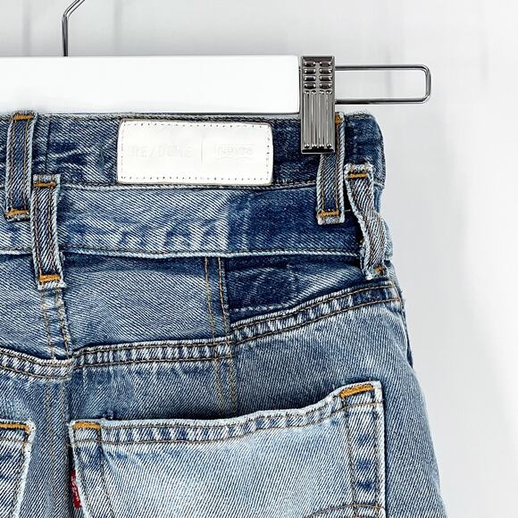 RE/DONE x Levi’s Double Waisted Drainpipe Jeans Indigo Blue Women’s 23 - Picture 7 of 8